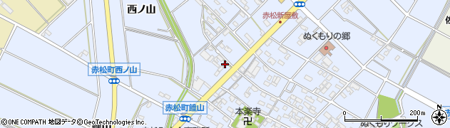 愛知県安城市赤松町新屋敷296周辺の地図