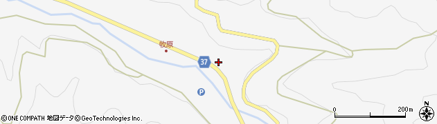 愛知県岡崎市石原町（東牧原）周辺の地図