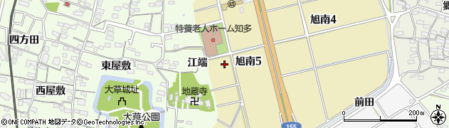 愛知県知多市旭南5丁目周辺の地図