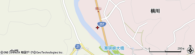 愛知県新城市横川（原）周辺の地図