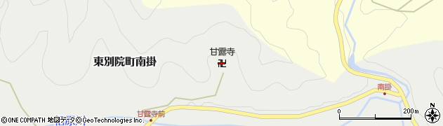 京都府亀岡市東別院町南掛寺ノ前周辺の地図