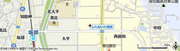 愛知県阿久比町（知多郡）福住（坊田）周辺の地図