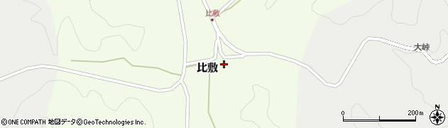 島根県美郷町（邑智郡）比敷周辺の地図