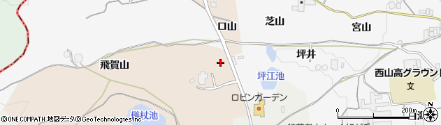 京都府長岡京市今里北平尾周辺の地図