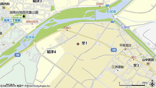 〒520-2276 滋賀県大津市里の地図