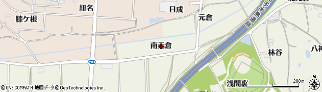 愛知県阿久比町（知多郡）卯坂（南元倉）周辺の地図