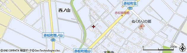 愛知県安城市赤松町新屋敷290周辺の地図