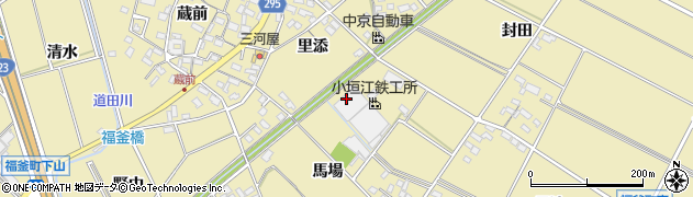 長田川周辺の地図
