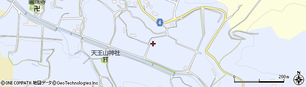 大阪府豊能郡能勢町野間中周辺の地図