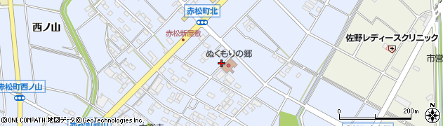 愛知県安城市赤松町周辺の地図