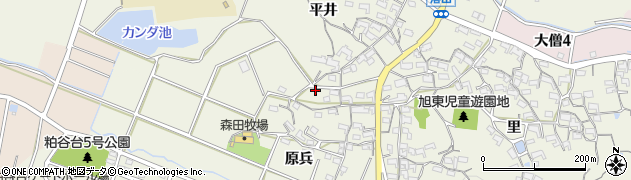 愛知県知多市大興寺平井80周辺の地図