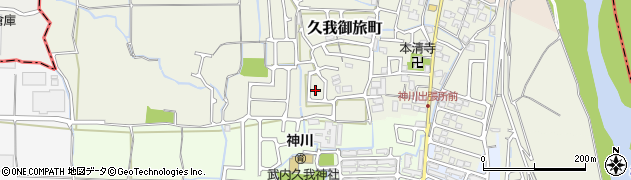 京都府京都市伏見区久我御旅町11周辺の地図
