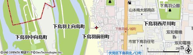 京都府京都市伏見区下鳥羽前田町40周辺の地図
