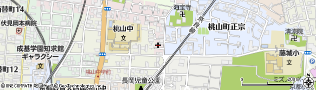 京都府京都市伏見区桃山最上町5周辺の地図