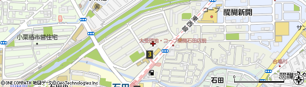 京都府京都市伏見区石田大受町68周辺の地図