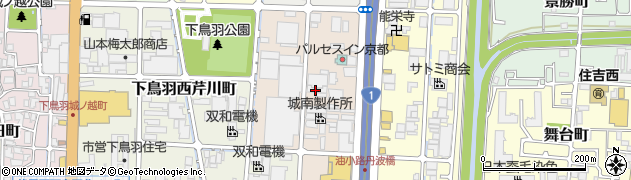 京都府京都市伏見区下鳥羽東芹川町周辺の地図