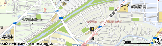 京都府京都市伏見区石田大受町50周辺の地図