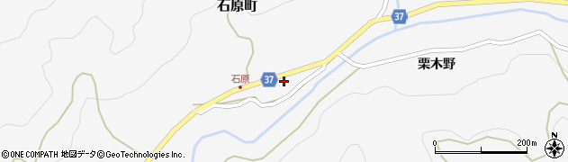 愛知県岡崎市石原町（屋下）周辺の地図