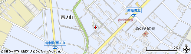 愛知県安城市赤松町新屋敷309周辺の地図