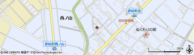 愛知県安城市赤松町新屋敷308周辺の地図