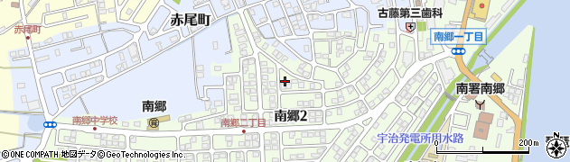 滋賀県大津市南郷2丁目周辺の地図