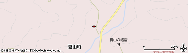 愛知県岡崎市夏山町（井戸入）周辺の地図