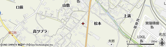 愛知県知多郡東浦町藤江荒子116周辺の地図