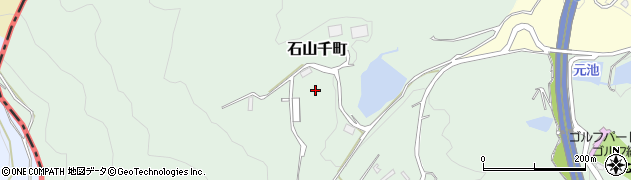 滋賀県大津市石山千町周辺の地図