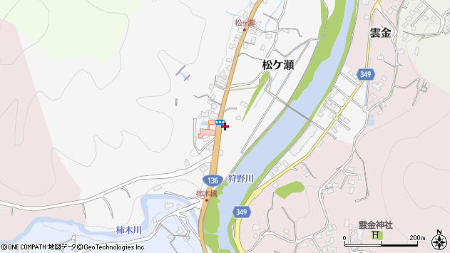 〒410-3211 静岡県伊豆市松ケ瀬の地図