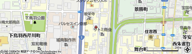 京都府京都市伏見区毛利町周辺の地図