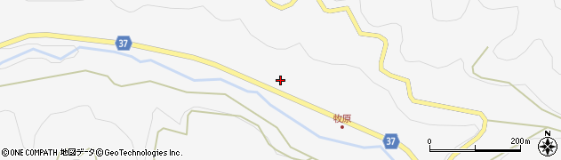 愛知県岡崎市石原町牧原口周辺の地図
