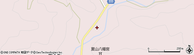 愛知県岡崎市夏山町（七古）周辺の地図