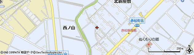 愛知県安城市赤松町新屋敷313周辺の地図
