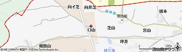 京都府長岡京市今里口山周辺の地図