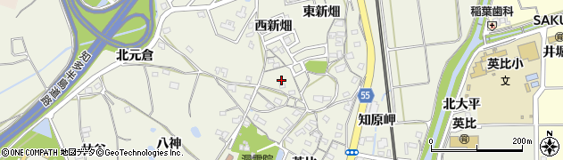 愛知県知多郡阿久比町卯坂西新畑5周辺の地図