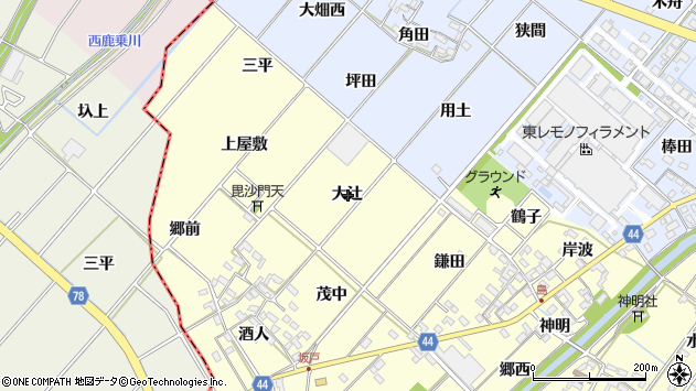 〒444-0937 愛知県岡崎市島坂町の地図