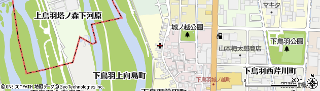 京都府京都市伏見区下鳥羽前田町27周辺の地図