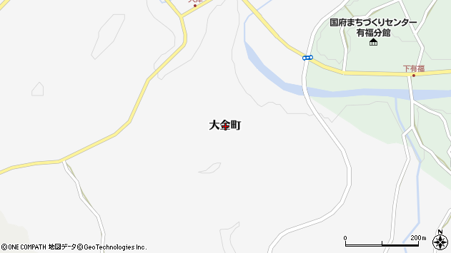 〒695-0103 島根県浜田市大金町の地図