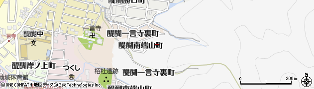 京都府京都市伏見区醍醐南端山町周辺の地図