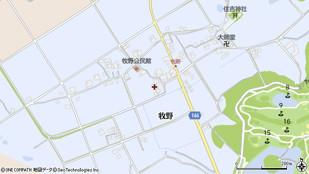 〒673-1474 兵庫県加東市牧野の地図