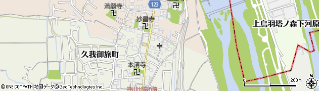 京都府京都市伏見区久我御旅町1周辺の地図