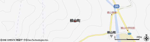 静岡県浜松市天竜区横山町周辺の地図
