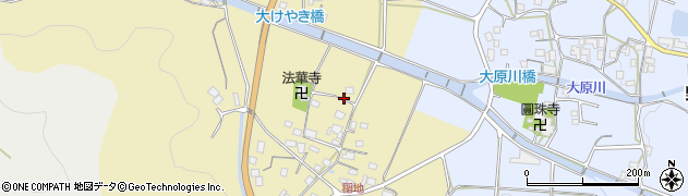 大阪府能勢町（豊能郡）野間稲地周辺の地図