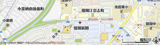 株式会社大久　京都営業所周辺の地図