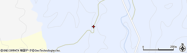 愛知県新城市富栄（谷柿）周辺の地図