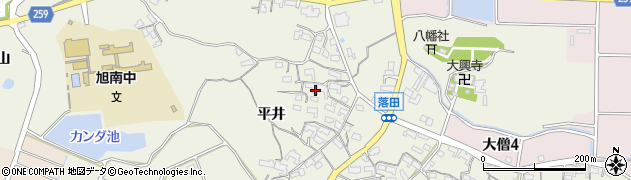 愛知県知多市大興寺平井135周辺の地図