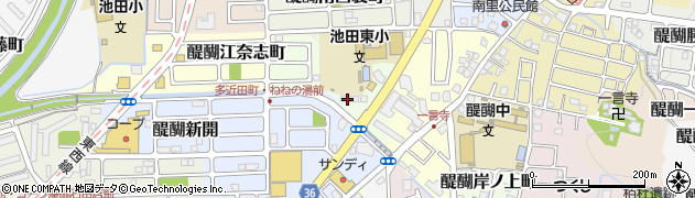 ピザ・リトルパーティー醍醐店周辺の地図