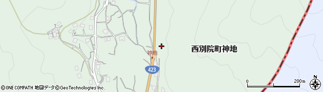 京都府亀岡市西別院町神地高ノ山周辺の地図
