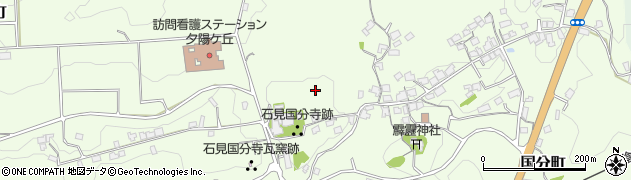 島根県浜田市国分町周辺の地図