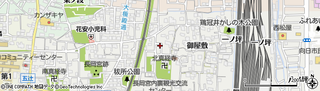 京都府向日市鶏冠井町御屋敷21周辺の地図